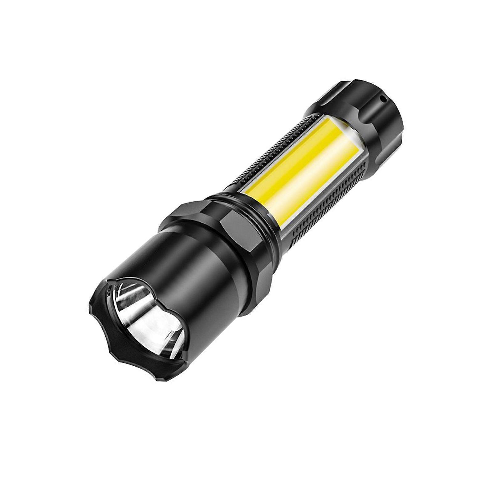 Portable Flashlight Outdoor LED Multifunction COB Side Light Household Strong Light Flashlight AA378