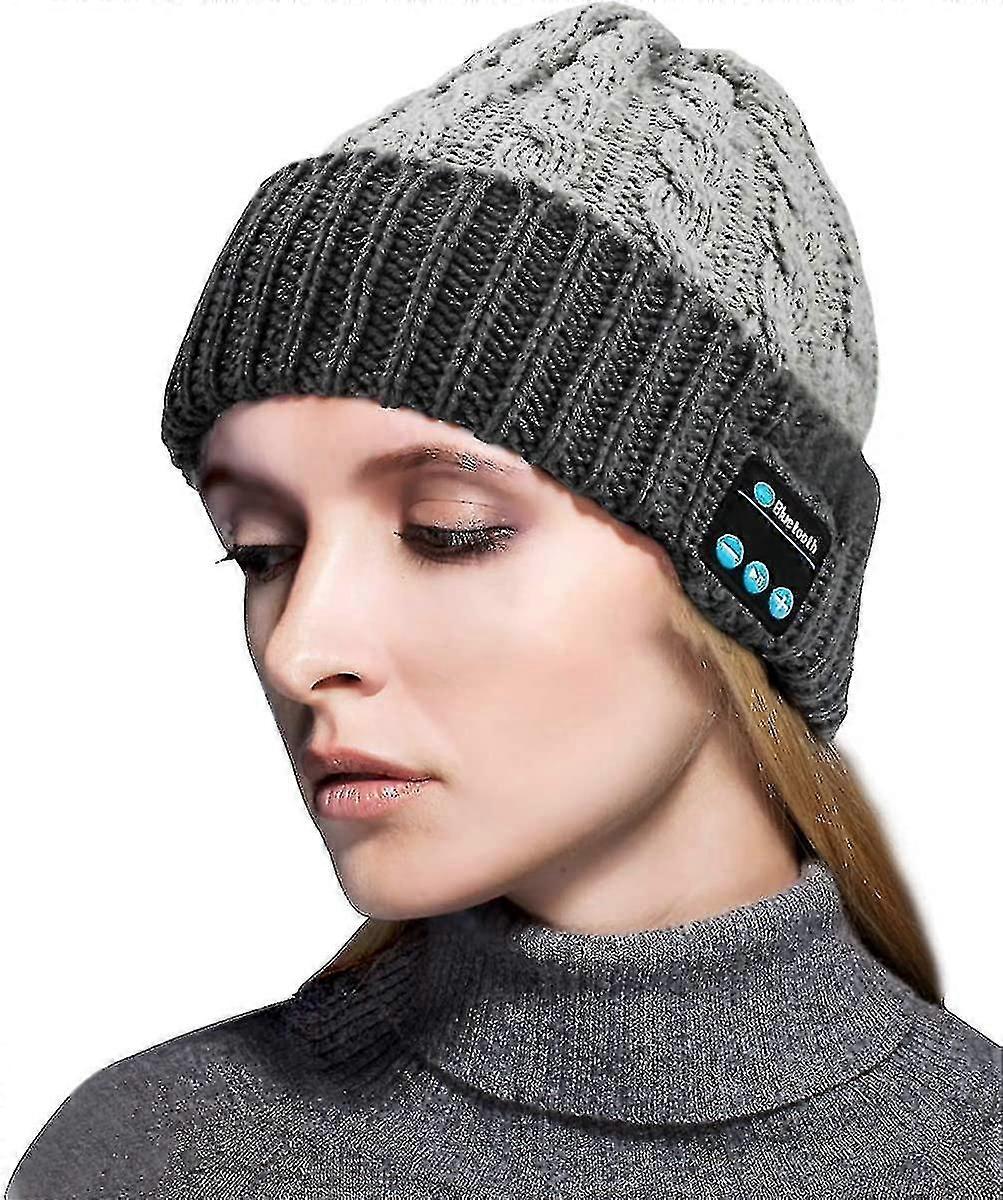 Bluetooth Beanie Hat V5.0 Wireless Bluetooth Headset Stereo Music Speaker