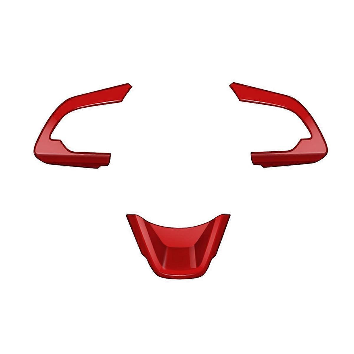 Car Steering Wheel Trim Sticker for Suzuki Swift 2024 Red