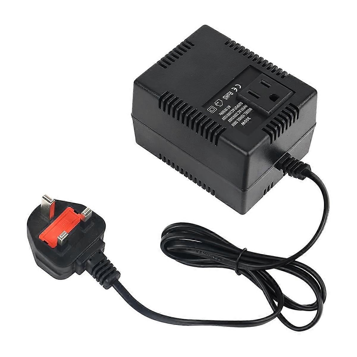 300W Voltage Converter Transformer 220V/240V to 110V/120V, Intelligent Efficient Adapter with Therm
