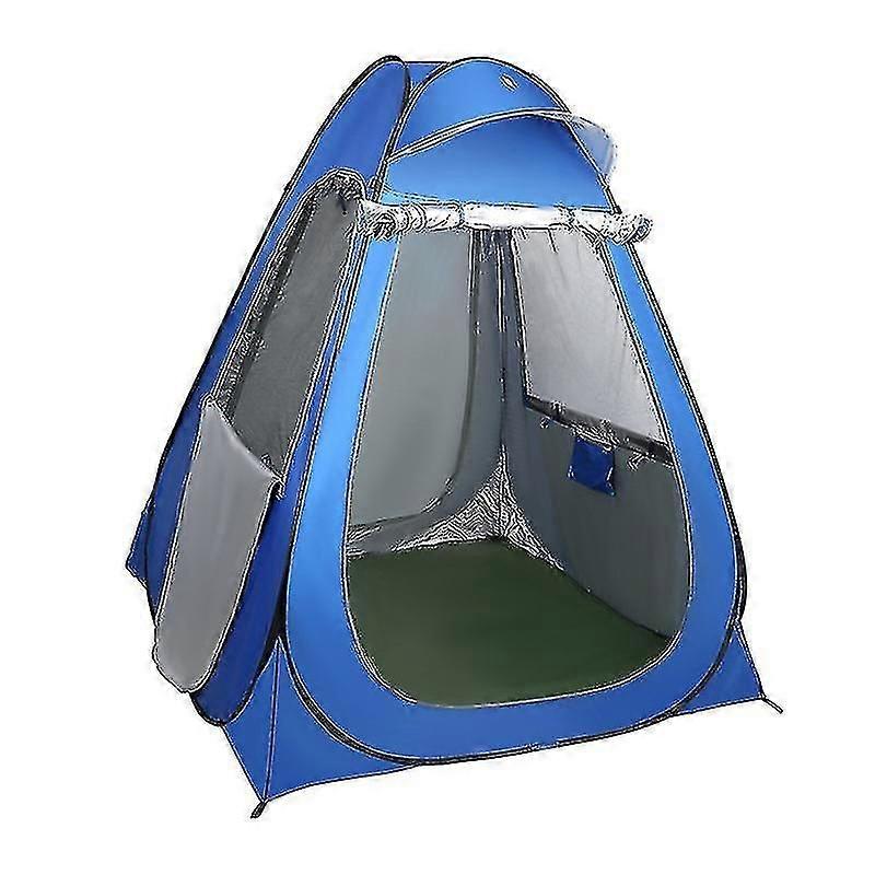 Camouflage Ice Fishing Tent For 1person Anti-mosquito Rain-proof Sunscreen Double Doors 2windows Pop