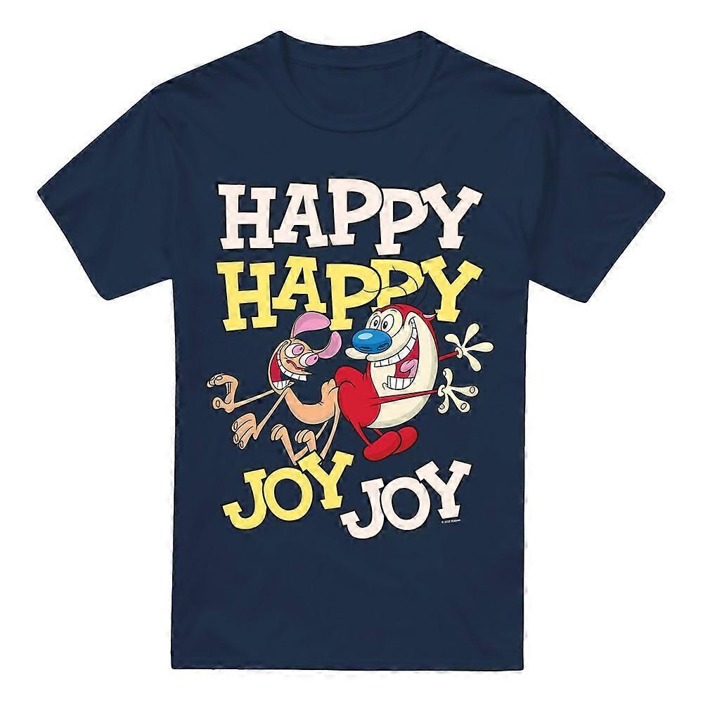 Ren & Stimpy Férfi Happy Joy Joy póló