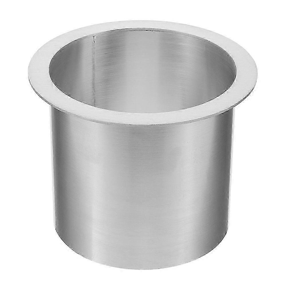 Stainless Can Lid Set Steel Round Trash