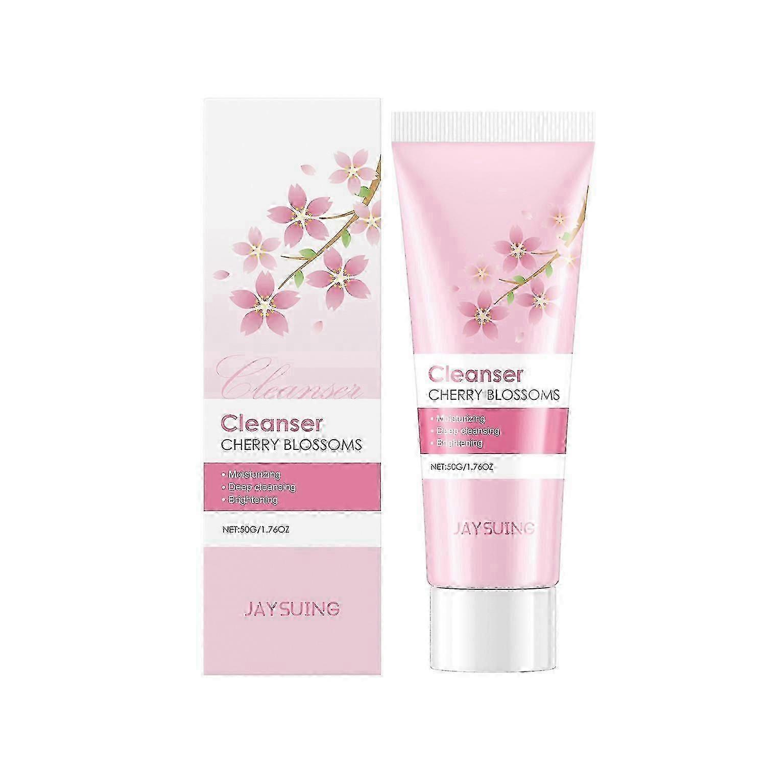 Jaysuing Sakura Hydrating Cleanser Cleanses the face, softens and moisturizes the skin, controls oil