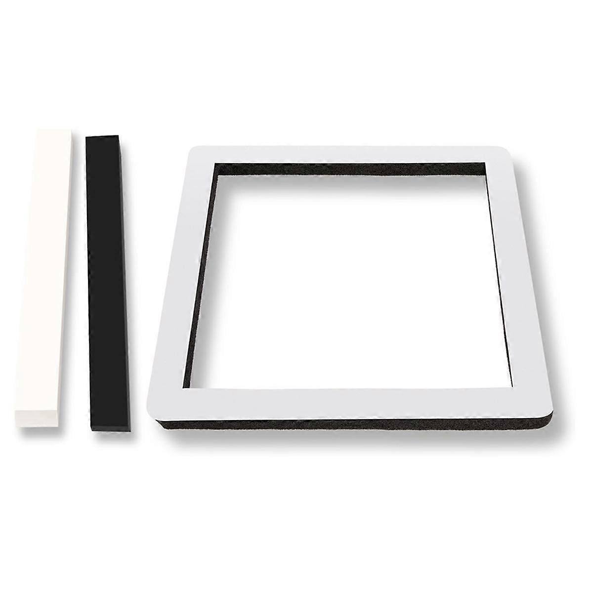 25071 Κιτ φλάντζας για κλιματιστικό τροχόσπιτων και στέγης, αυτοκόλλητη φλάντζα κορνίζας και αυτοκόλλητα επιπεδωτικά μαξιλαράκια