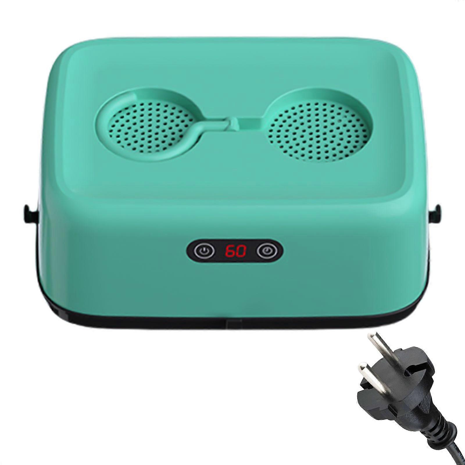 Multifunctional Small Laundry Dryer Electric Portable Wardrobe Hot Air Dryer Nylon Texture Suitable for Dorms and Travel  Green