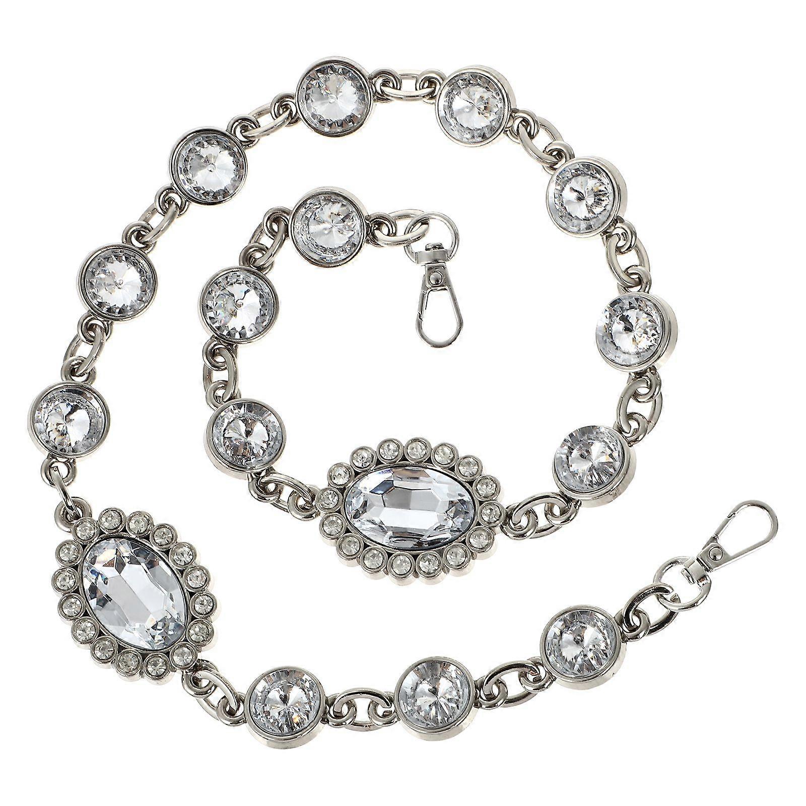 Artificial Rhinestone Bag Chain Bag Shoulder Chain DIY Bag Replacement Chain