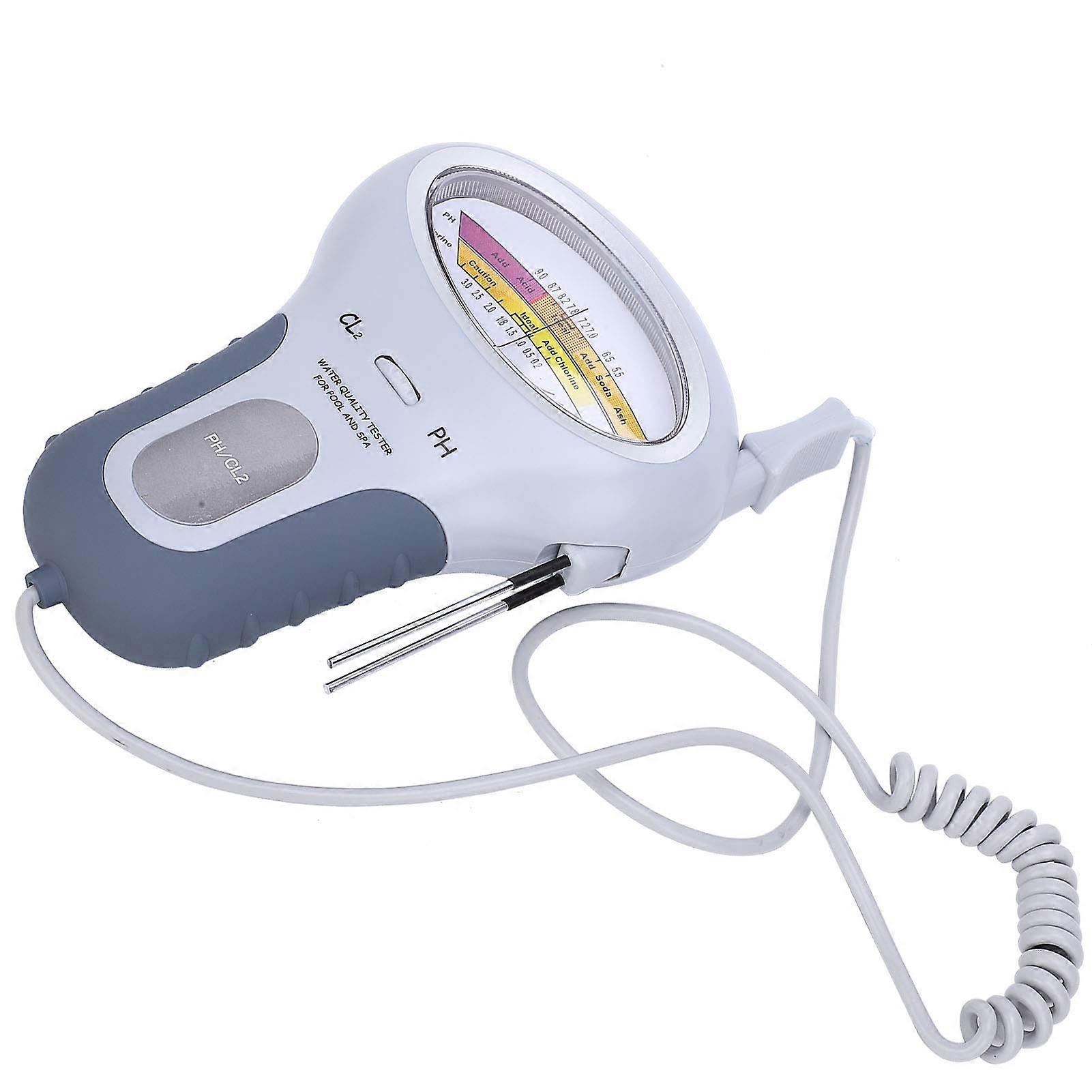 Spa Water Quality Analyser Durable Plastic Shell CL2 Pool PH Tester Quick Chlorine And pH Tests For Pools And Spas