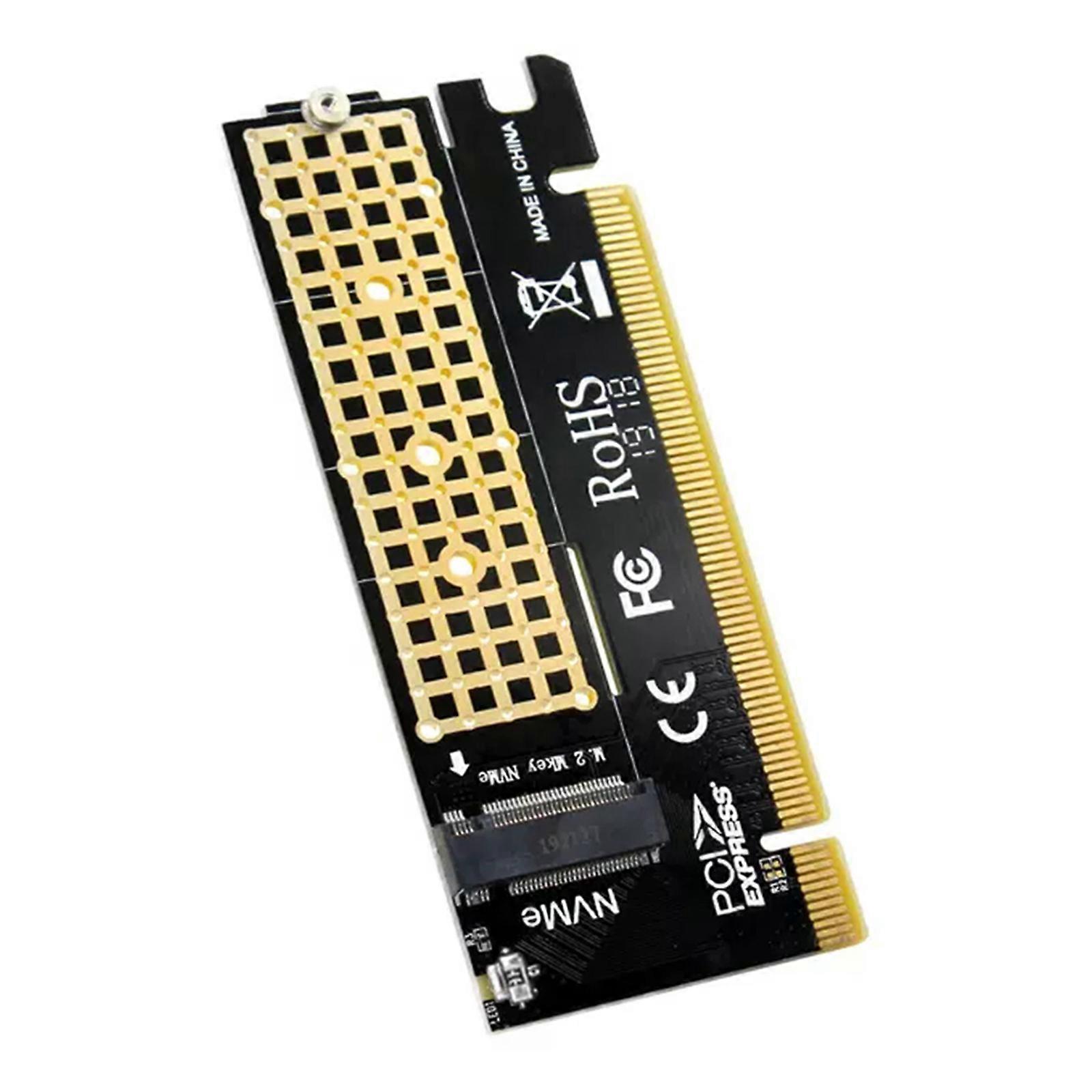 NVMe to PCIE 4.0 Adapter Card M.2 NVME to PCIe X16 Adapter M-Key Hard Drive Converter Reader Expansion Card Replace Multicolor