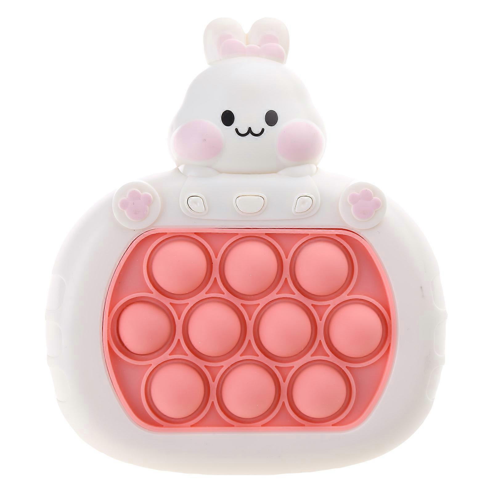 Handheld Game Console Light Up PopGames Toy Sensory Fidgets Toy Push Bubble Game Machine with Sound Kid Adult Stress Toy