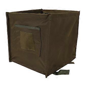 Outdoor Collapsible Trash Can Large Capacity 33L Oxford Cloth Collapsible Throw Line Storage Basket for Travel Picnic Camping Barbecue OD Green 