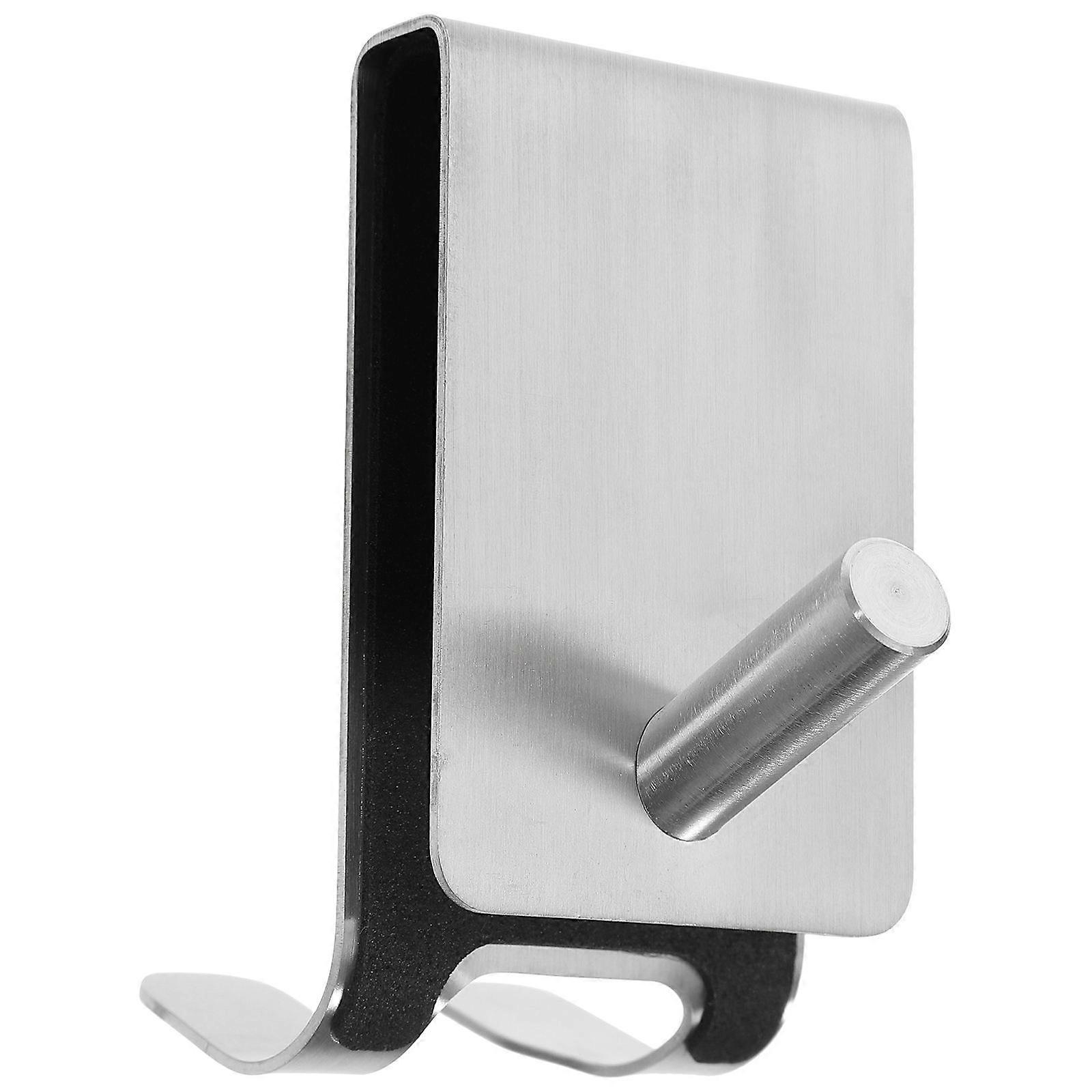 Shower Door Hooks Towel Hooks for Bathroom Curved Design No Drilling Minimalist Glass Door Storage for Coats Bags Towels