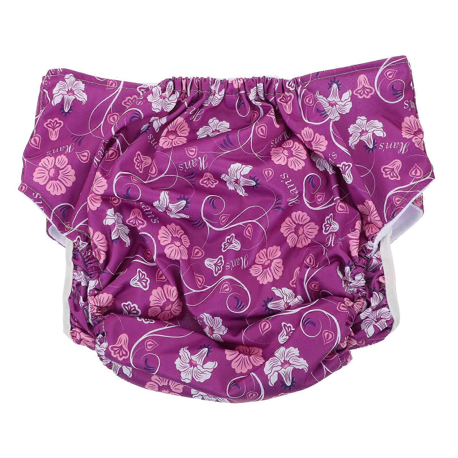 1Pc Simple Diaper Breathable Adult Washable Menstrual Pants for The Old