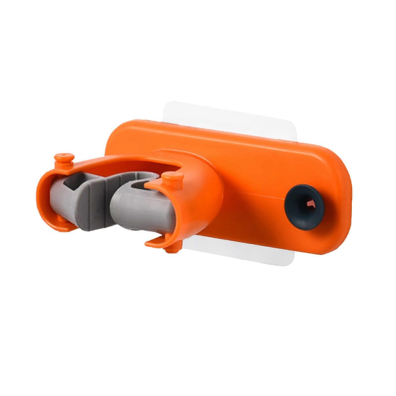 Besen Und Mopphalter Wandbügel, Hochleistungskleber Rack Für Besen Und Mops, Garage Aufbewahrung Halterung, Orange