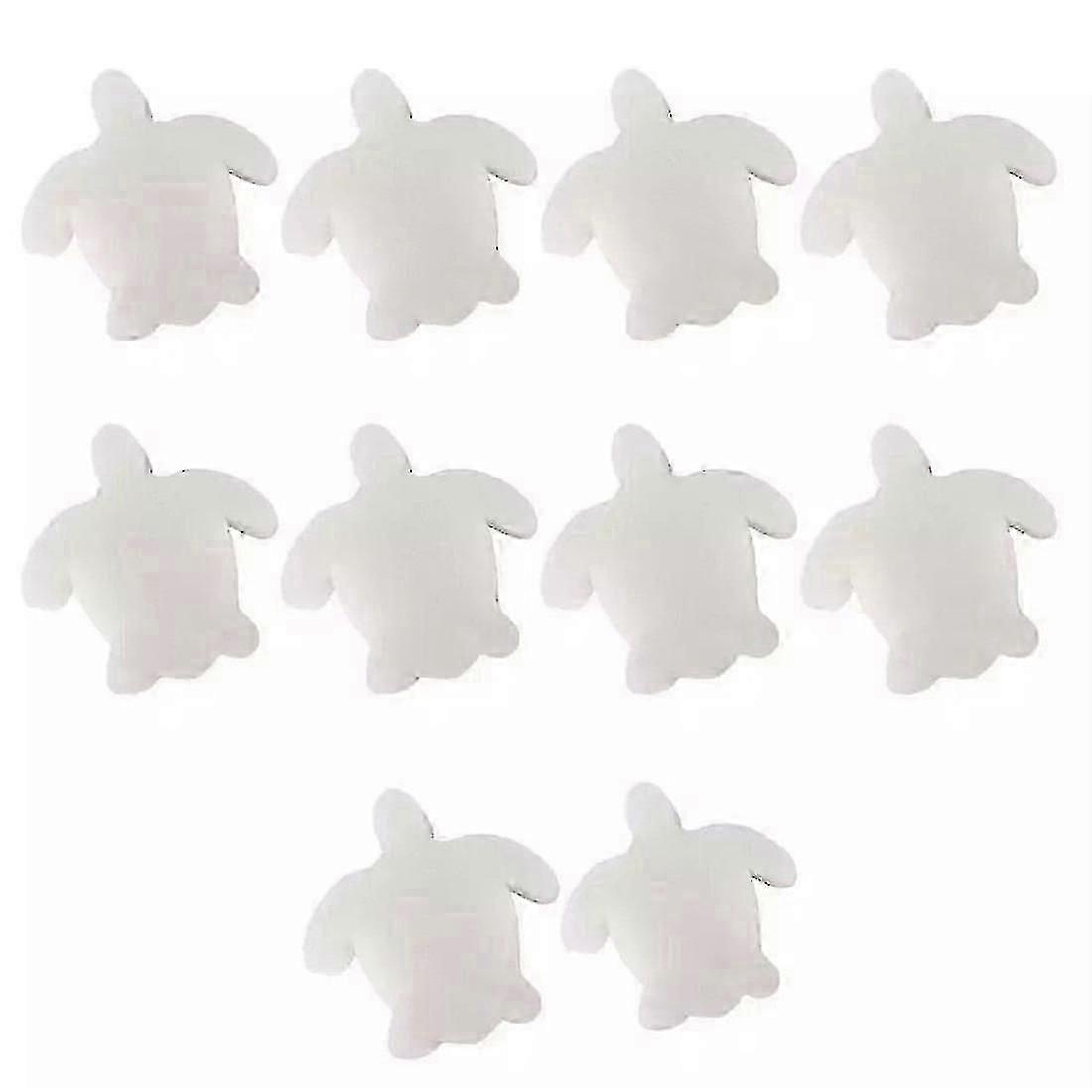 4pcs  Absorbing Sponge Shaped Turtle Scum Sponge For Hot Tub And Spa,swimming Pool Absorbs Oil Slime Grime High Quality
