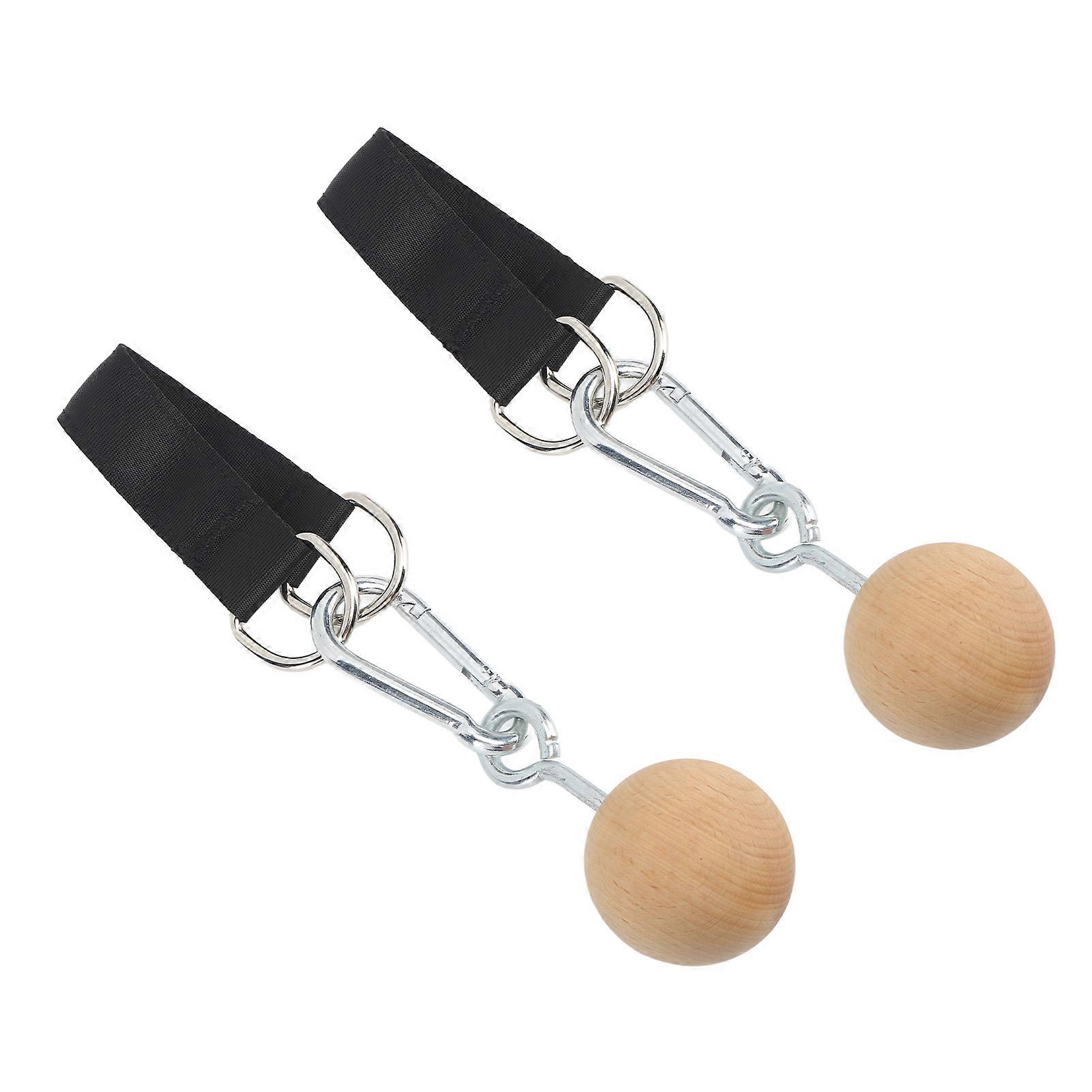Wooden Pull Up Balls Rock Climbing Holds Training Set Arm Strength Trainer Pull Up Ball 