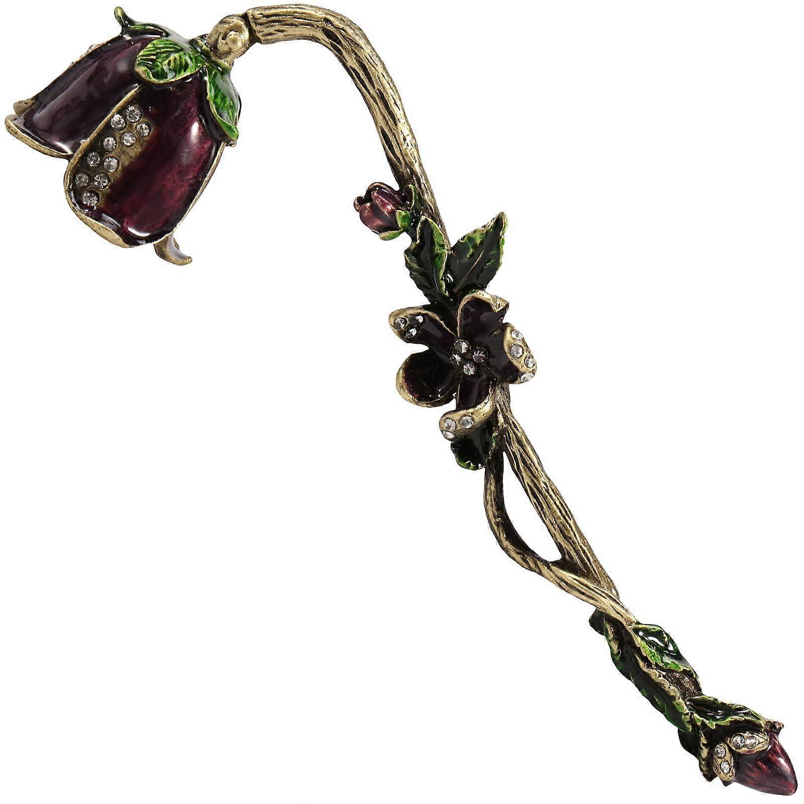 Candle Snuffer Retro with Long Handle Fire Extinguisher for Home (Purple)