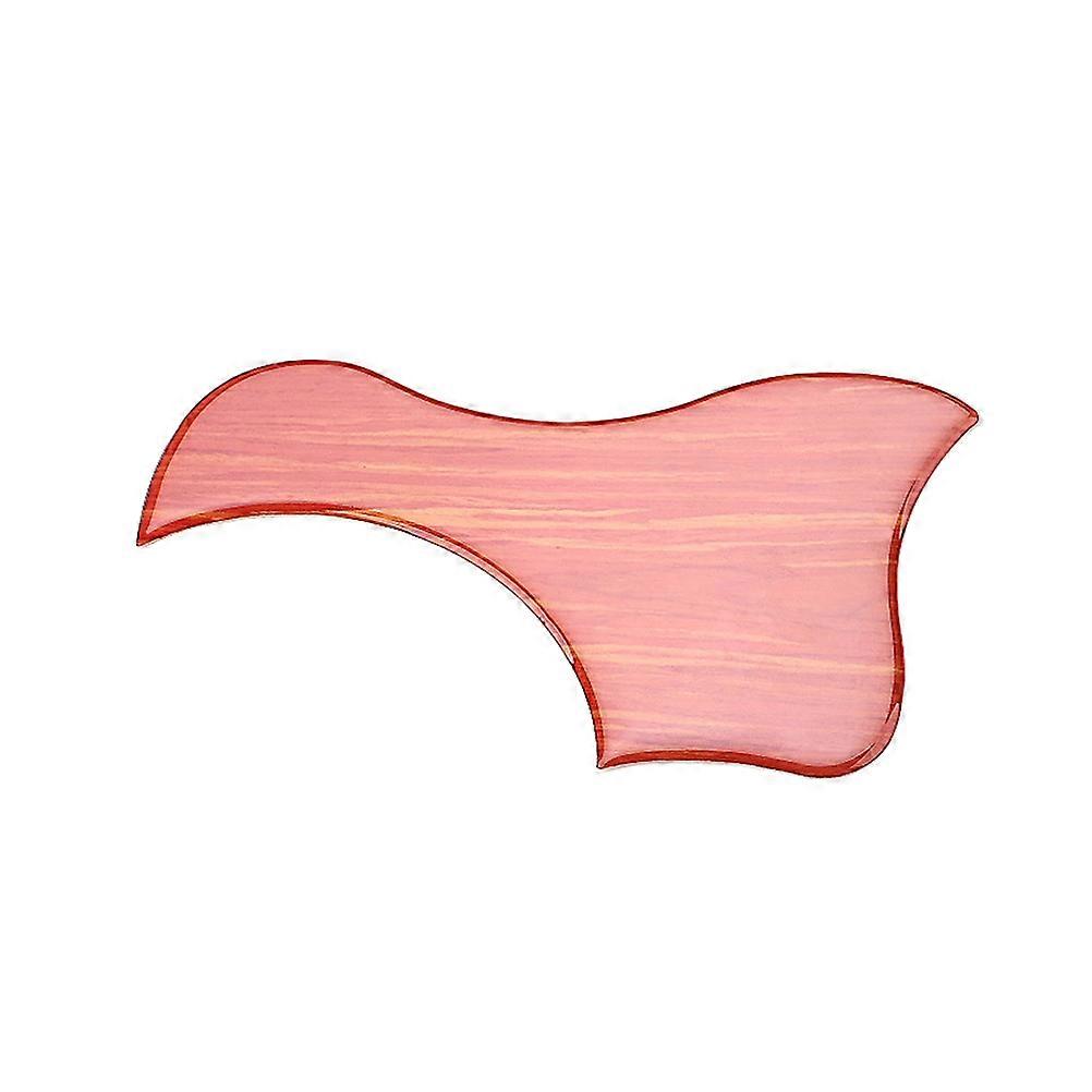 Anti-Scratch Guitar Pickguard Plastic Material Protective Plate For Guitar 25x15cm Red 1Pcs