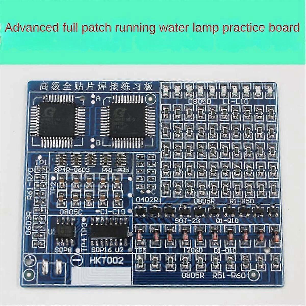 SMD komponent svejsning praksis bord DIY kit færdighedstræning Board ledet transistor sæt praksis