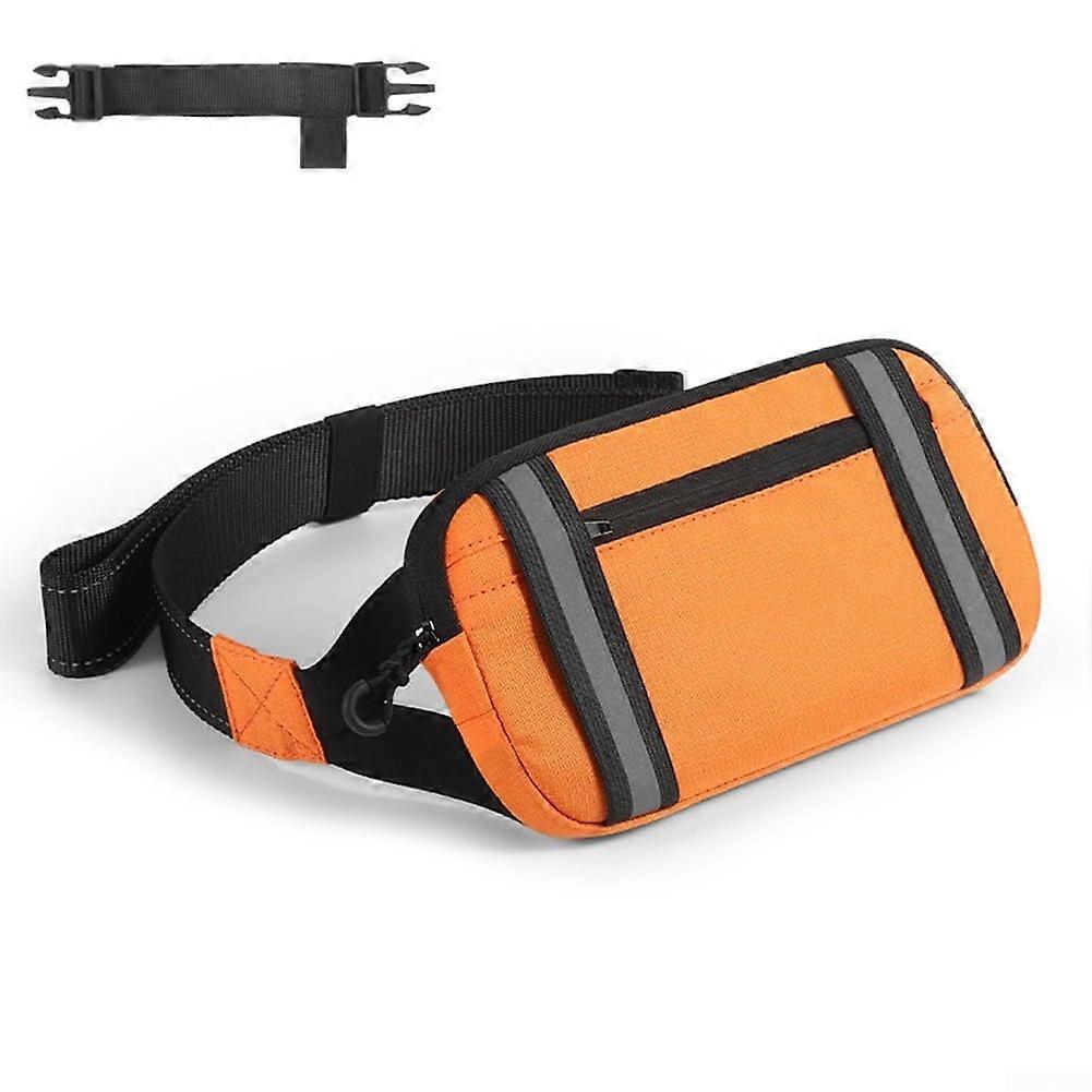 Bike Bag Elastic Rope With Reflective Strips For Safety At Night, Orange, 15L, Waterproof