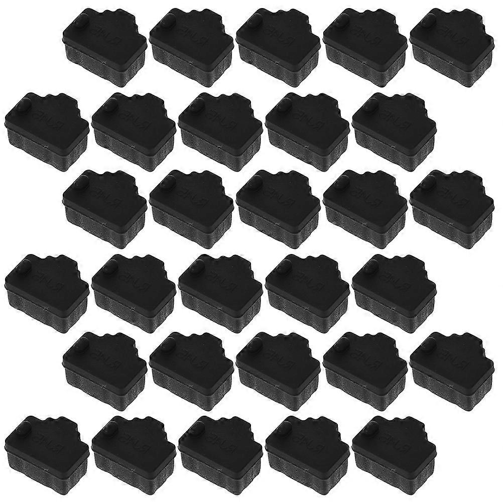 Ethernet Port Plug Dust Plug Cover Prevents Network Errors Compact Black 50Pcs
