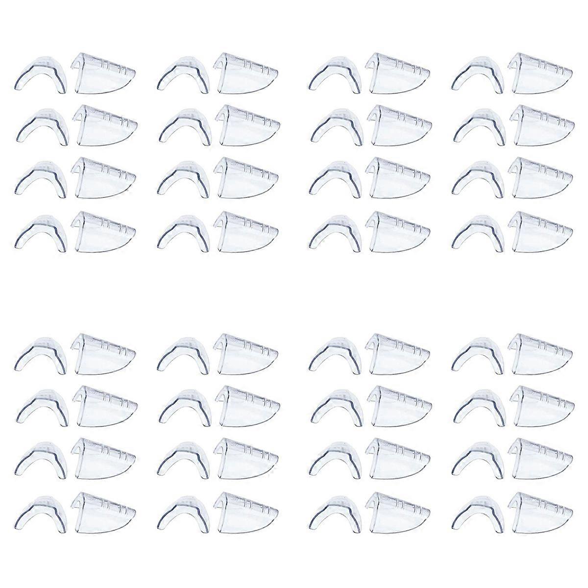 8 Pairs Safety Eye Glasses Side, Slip on Clear Side Shield