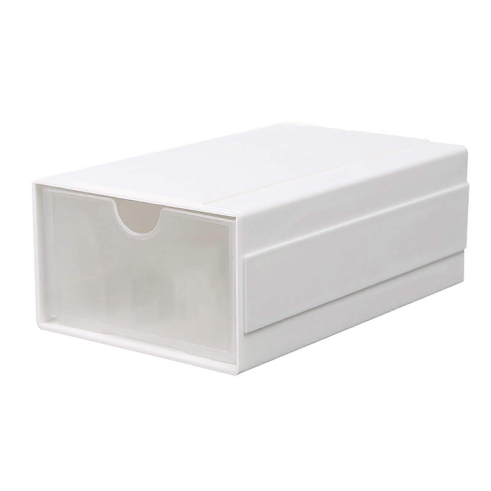 Plastic Drawer Storage Box Organiser Desktop Drawers Container Spacesaving Storage Solution for Office Bedroom Bedroom Ref: 6368