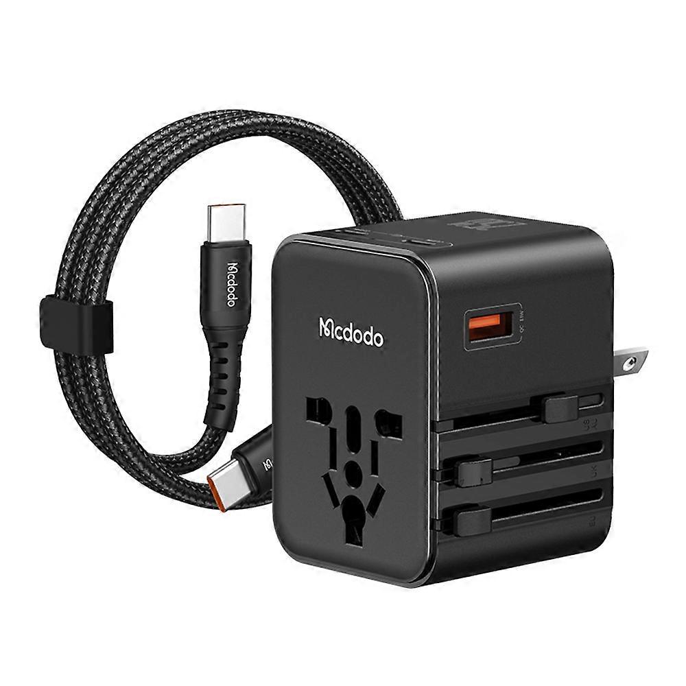 MCDODO CP-3260 MDD G5 Series 25W Dual Type-C USB-A Universal Travel Charging Adapter Charger with US