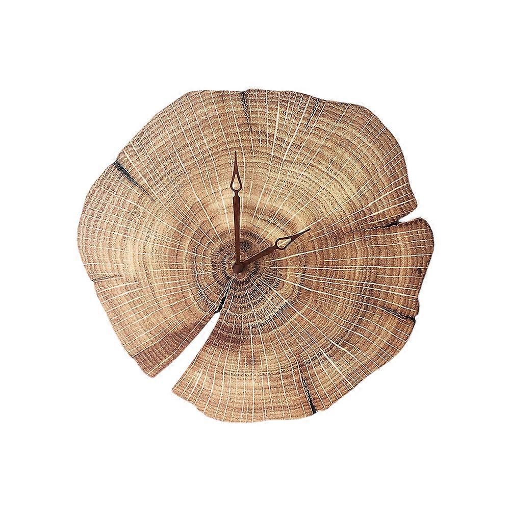 Hanging Retro Wall Clock In Brown Color Suitable For Home Office And Bar Featuring Silent Mechanism And Elegant Design 1Pcs