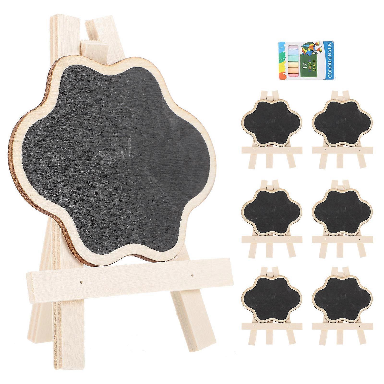 Chalkboard Signs Mini Chalk Board Sign Reusable Message Board For Parties Size 10.6x8cm 1 Set