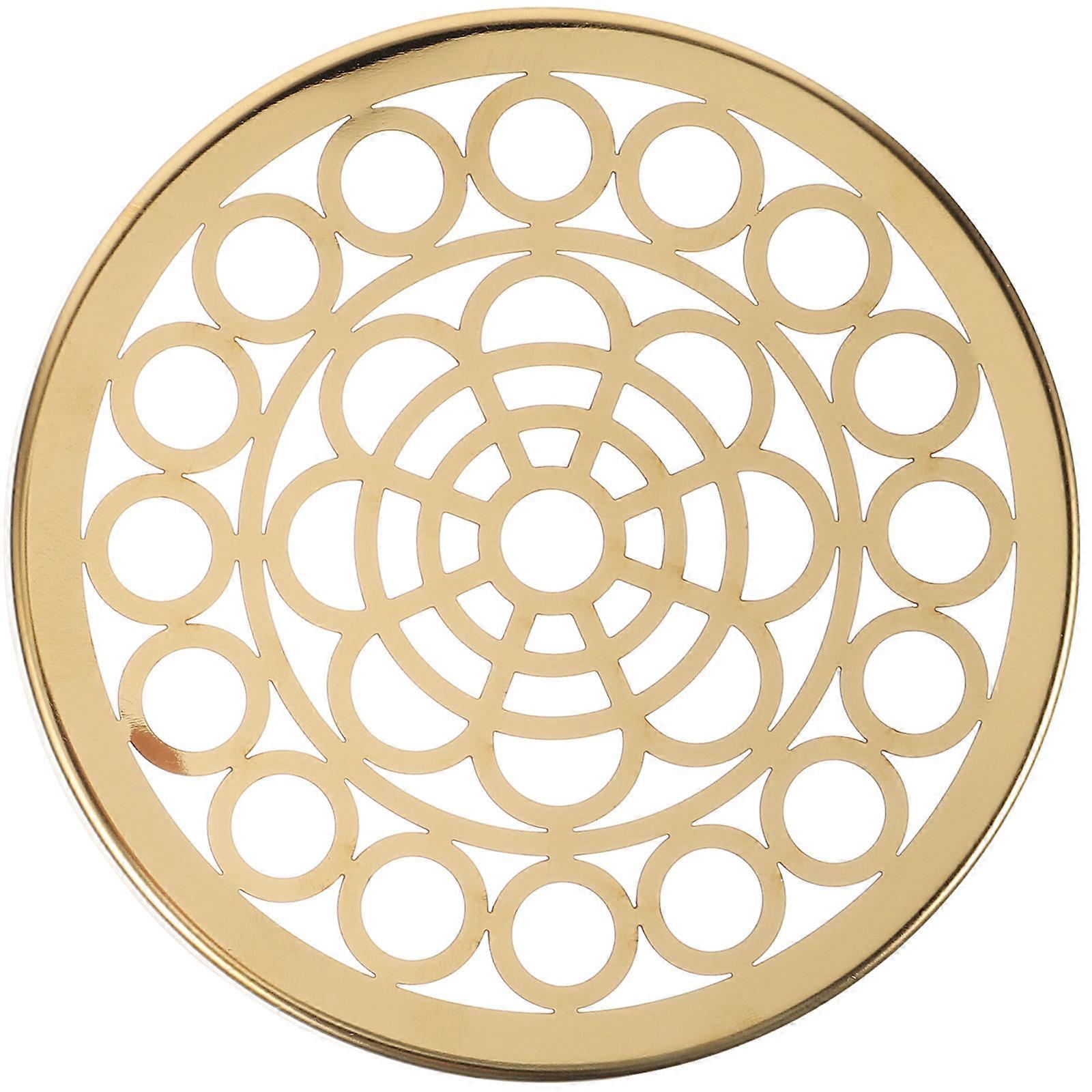 Flower Vase Insert Golden 12.2x12.2cm Vase Insert Flower Arrangement Enthusiasts