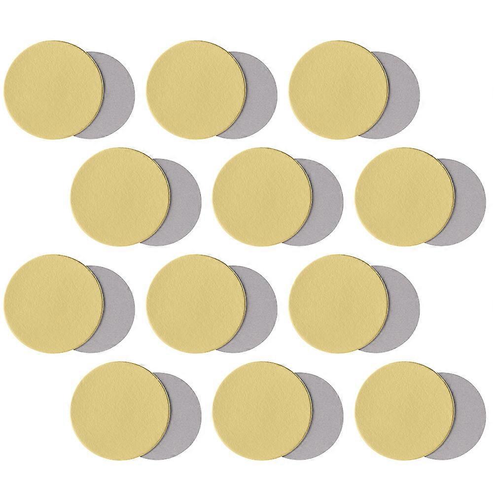 Dessert Trays Cardboard Cake Bases Golden Mousse Cake Boards for Birthday Round Shape Simple and Elegant Style 50Pack