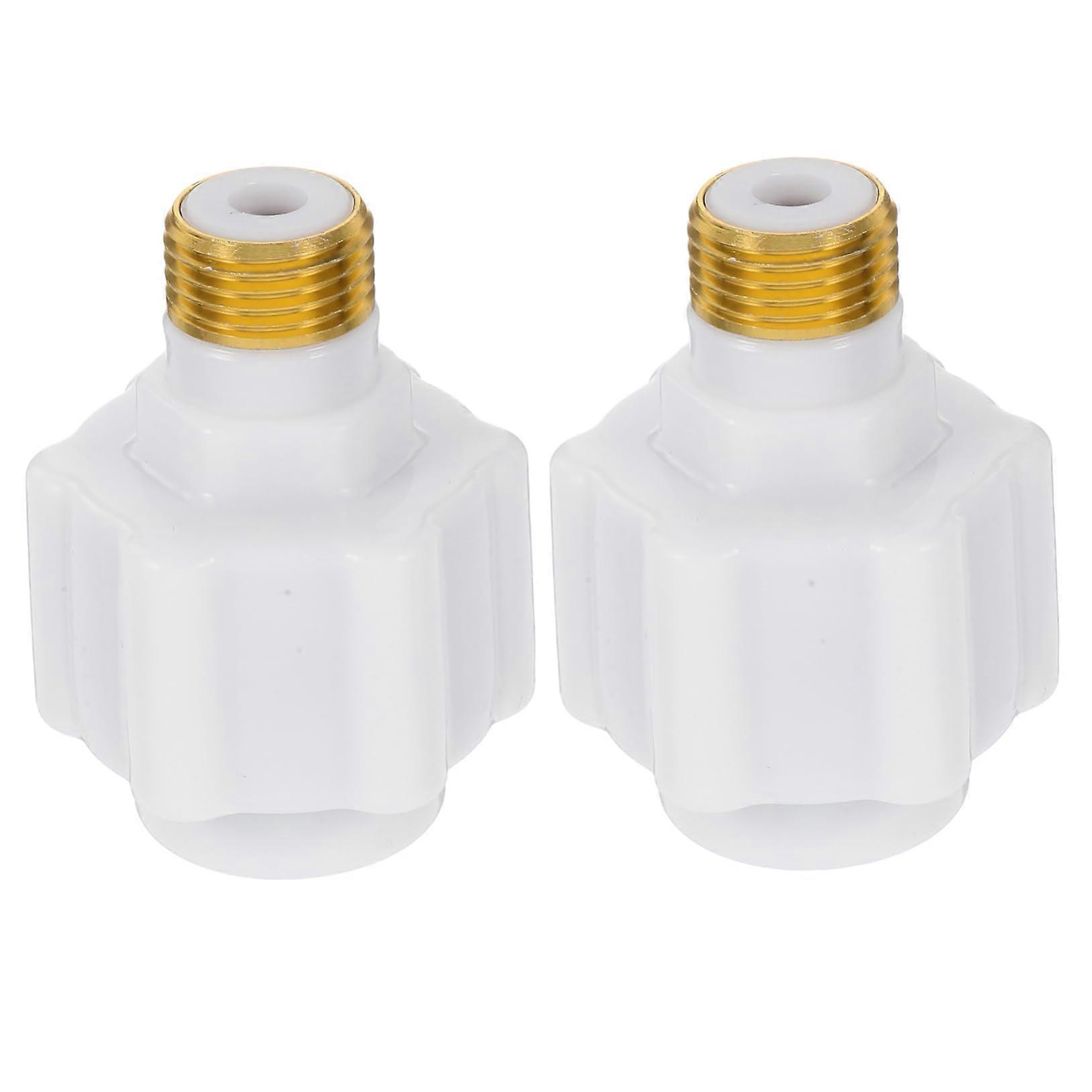 2pcs Universal Electric Water Heater Wall Adapter Anti-Shock Device Fireproof Leak-Proof Heating Accessory for Bathroom Kitchen