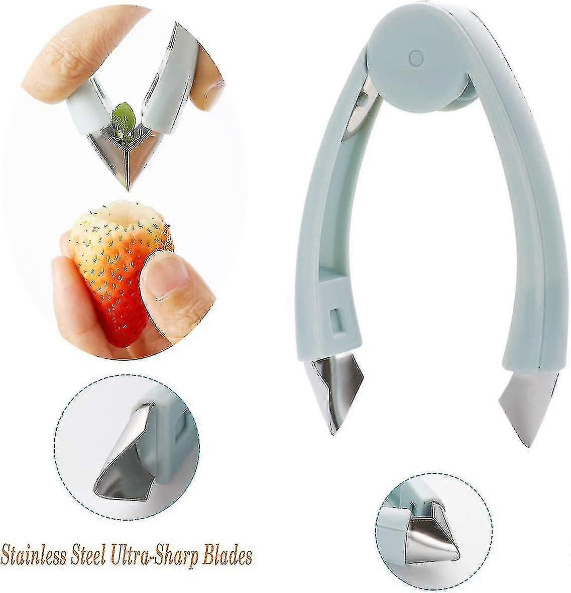 Pineapple Eye Remover Fruit and Vegetable Pedicle Remover Eye-digging Tweezers for Strawberries and Tomatoes