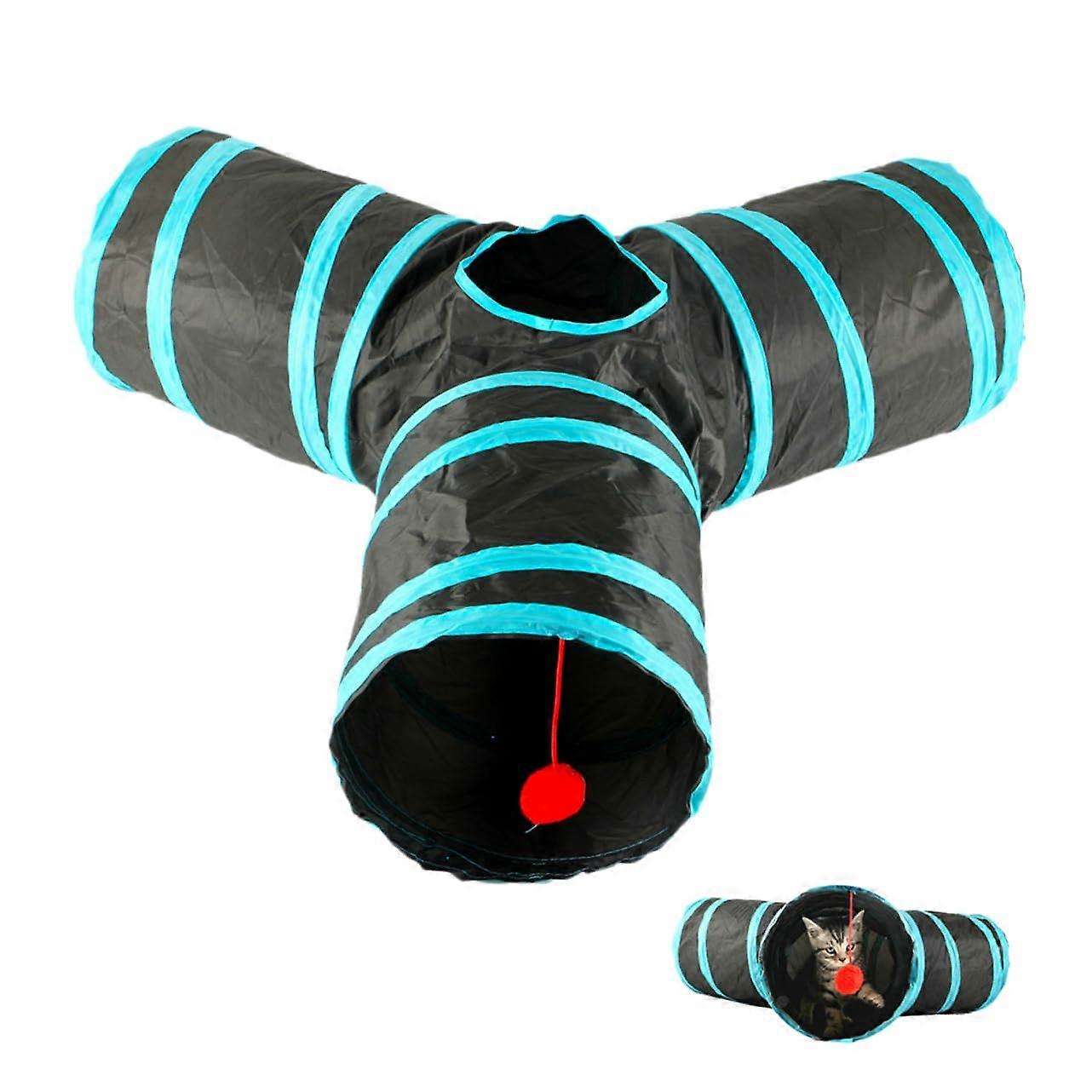 Cat Tunnel for Home Cats, Tunnel Tube, Cat Play Tunnel, Polyester