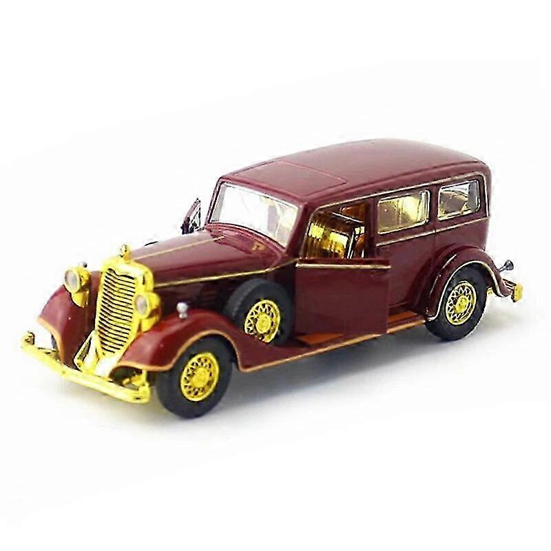28 Klassisk Bil Legering Retro Model Trykstøbte Metal Køretøjer Legetøj Høj Simulation Samling Ornamenter Børn Gaver