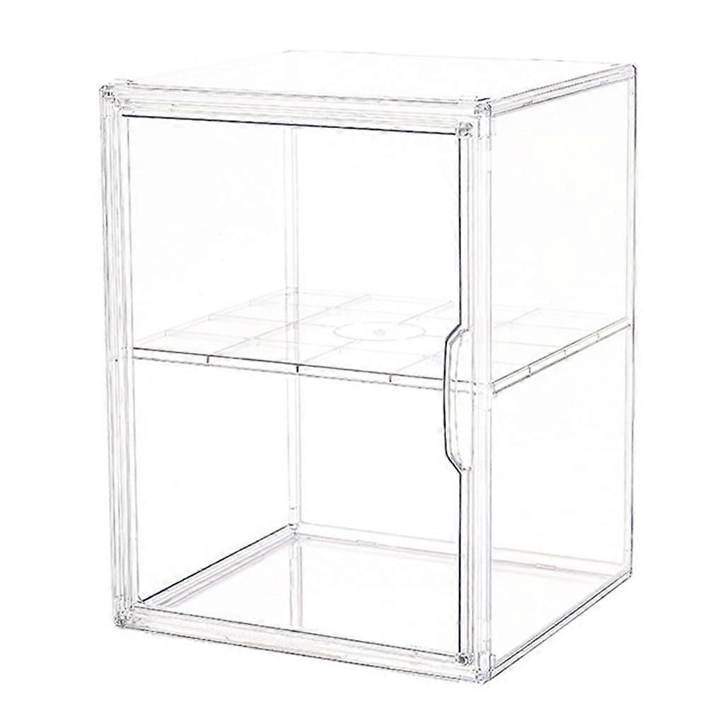 Presentation stand, transparent storage box for ladder models, hand puppet display box, 27 x 25.5 x 36 cm
