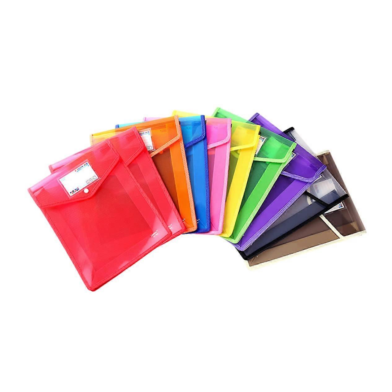 10piece PP plastic file organizer for university office documents