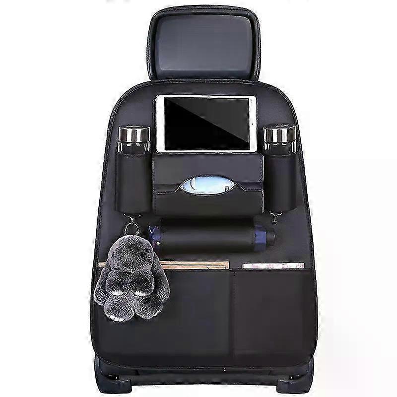 Universal PU Leather Multifunctional Car Seat Back Storage Organizer Bag