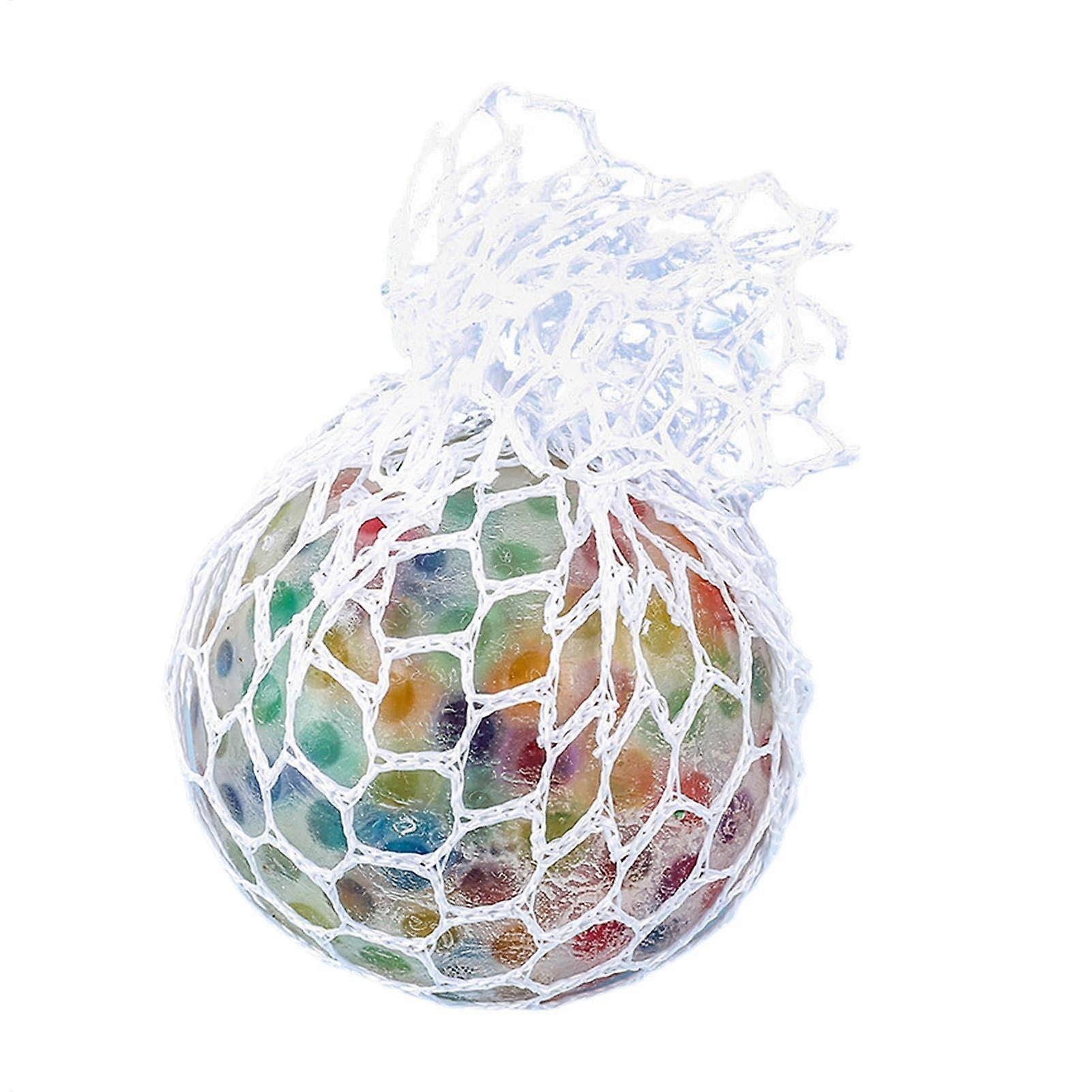 Mesh Grape Stress Balls, Soft Elastic Squeeze Toy for Kids and Adults, Ideal for School, Home, and Holiday Gifts