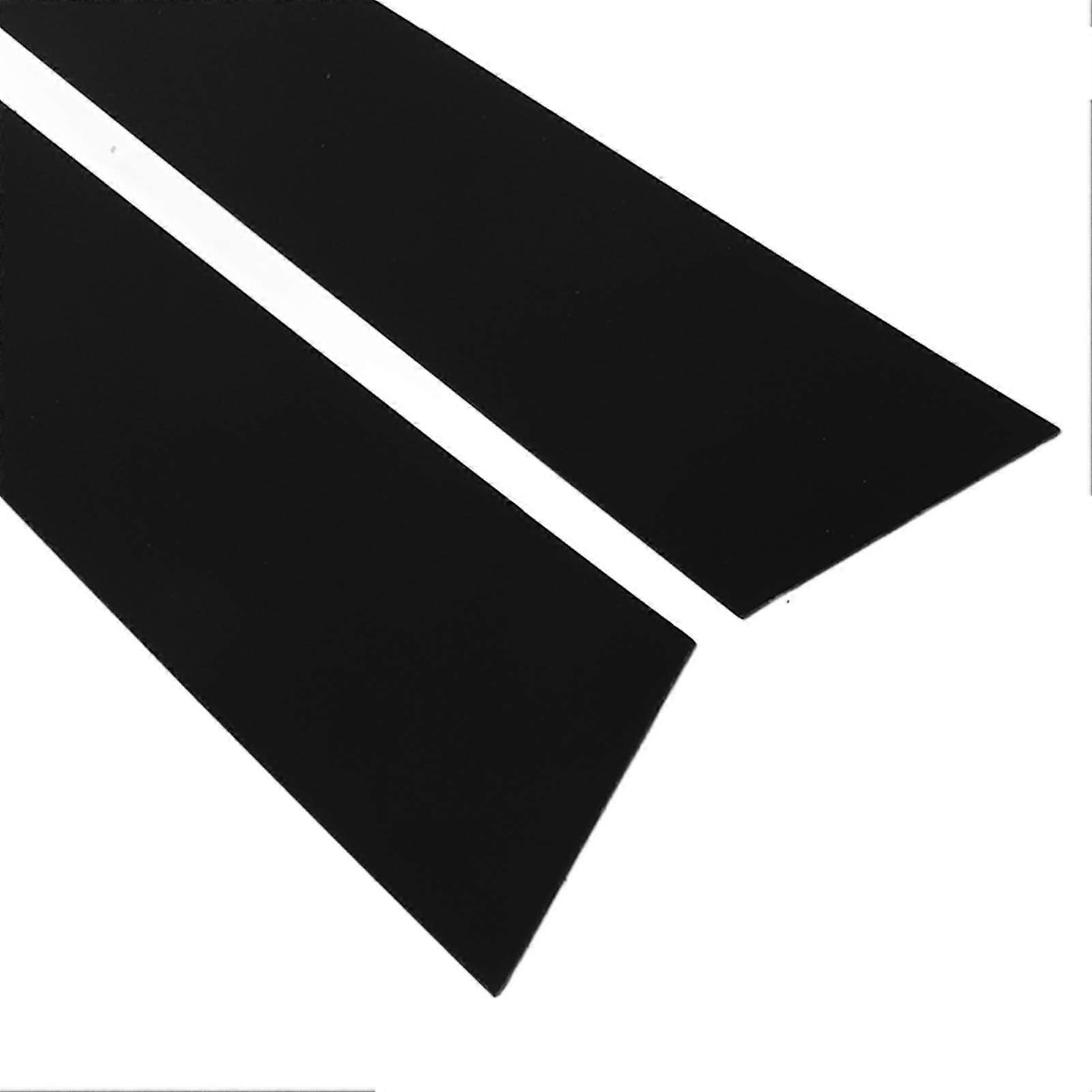 6 Pcs Side Door Window Cover Gloss Black Mirror Effect Pillar Posts Decal Trim Set for Sedan 2005.5‑2011