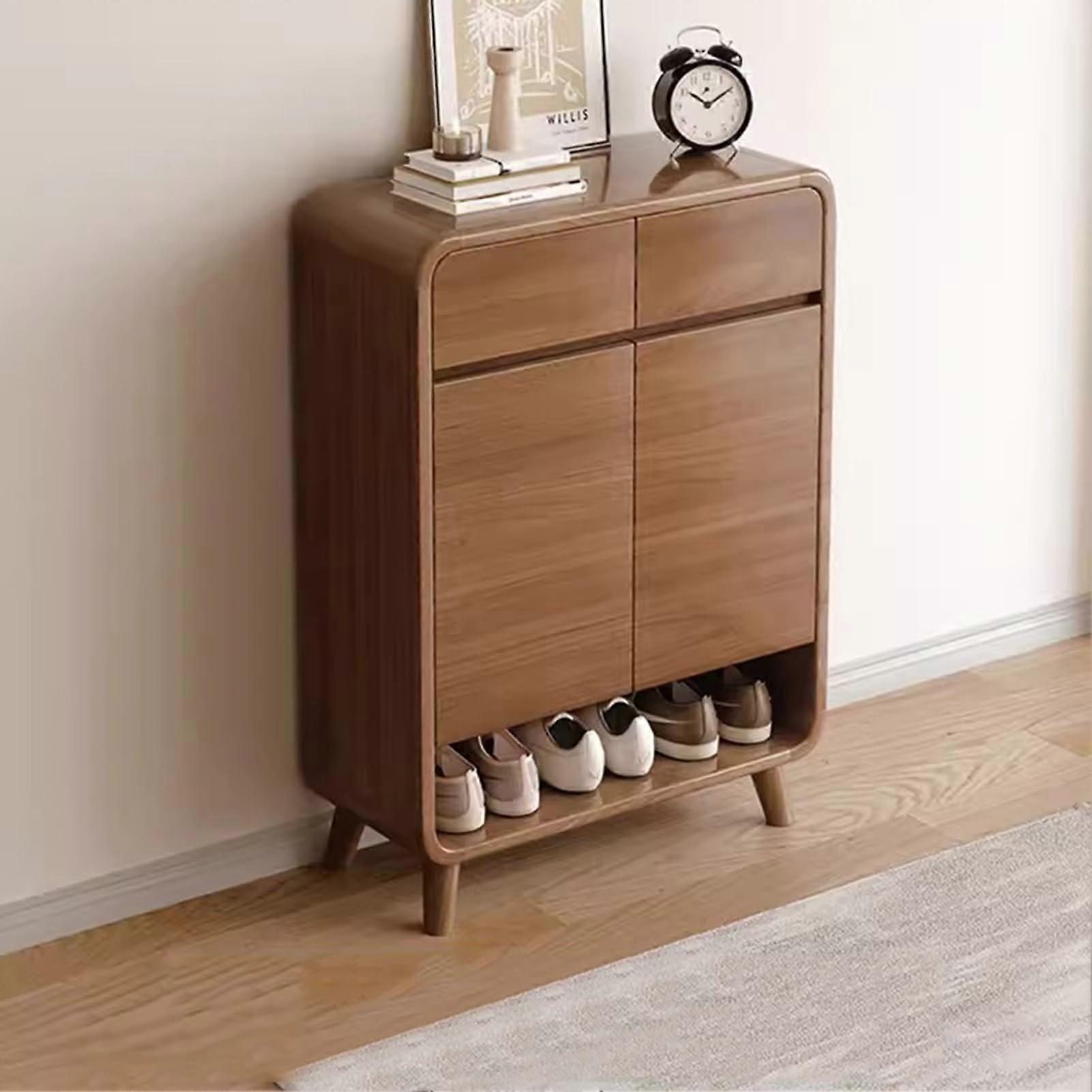 Shoe Cabinet with 2 Doors, Hallway Storage with Drawer, Adjustable Shelves 60*32*112 Color2