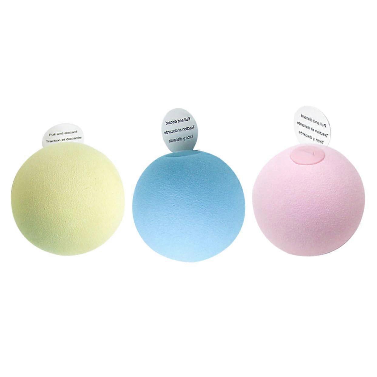 3 Pieces Gravity Calls Teaser for Cats Automatic Cat Ball Toy Kitten Teaser Automatic Cat Toy Cat Balls Teasing Cat Plaything