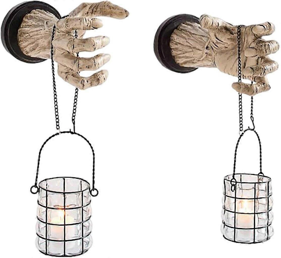 Halloween decoration ghost hand lantern witch hand with lantern decoration