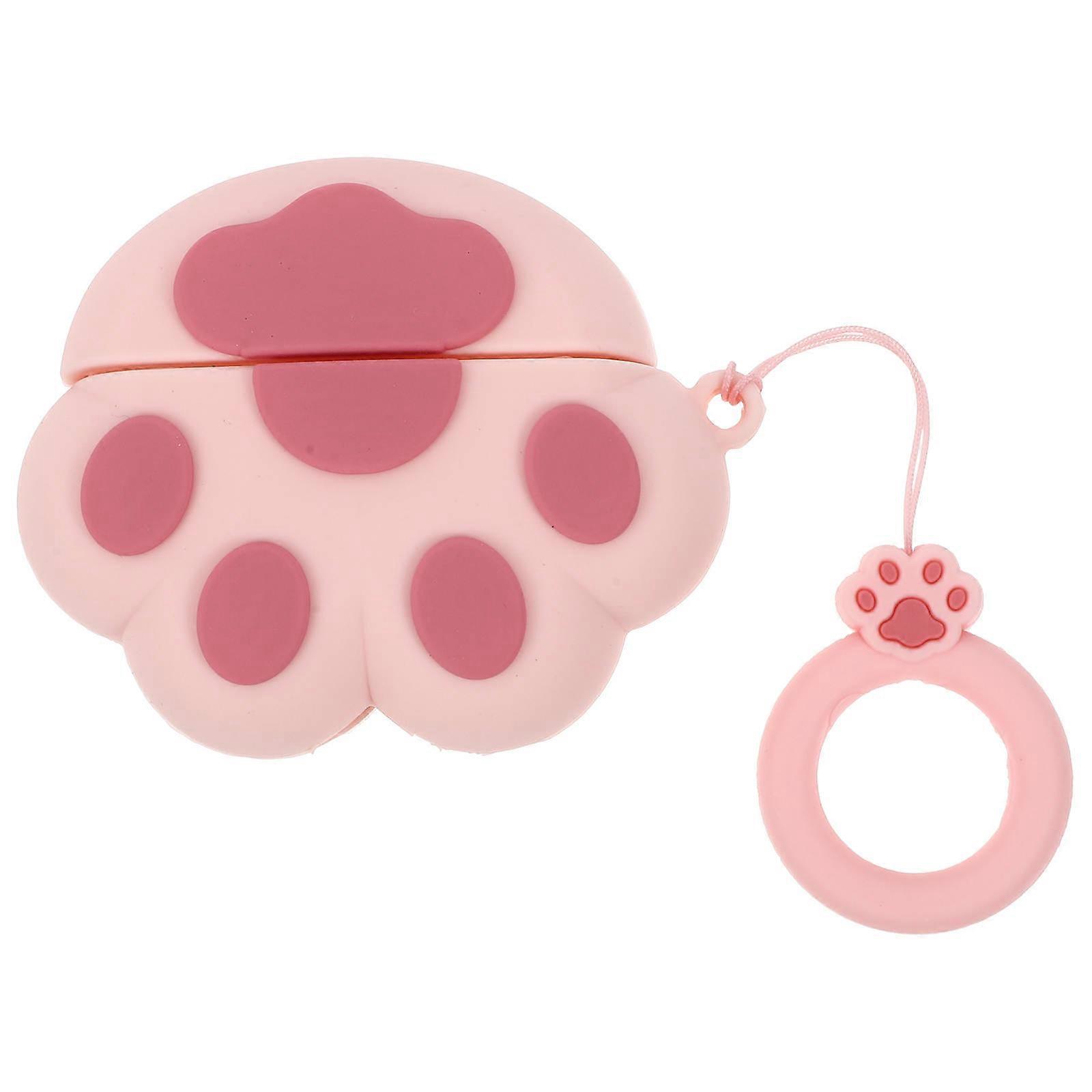 Protective Case For Earphones Cat Paw Shaped Stain-Resistant Compact Design For Pro3 1Pack
