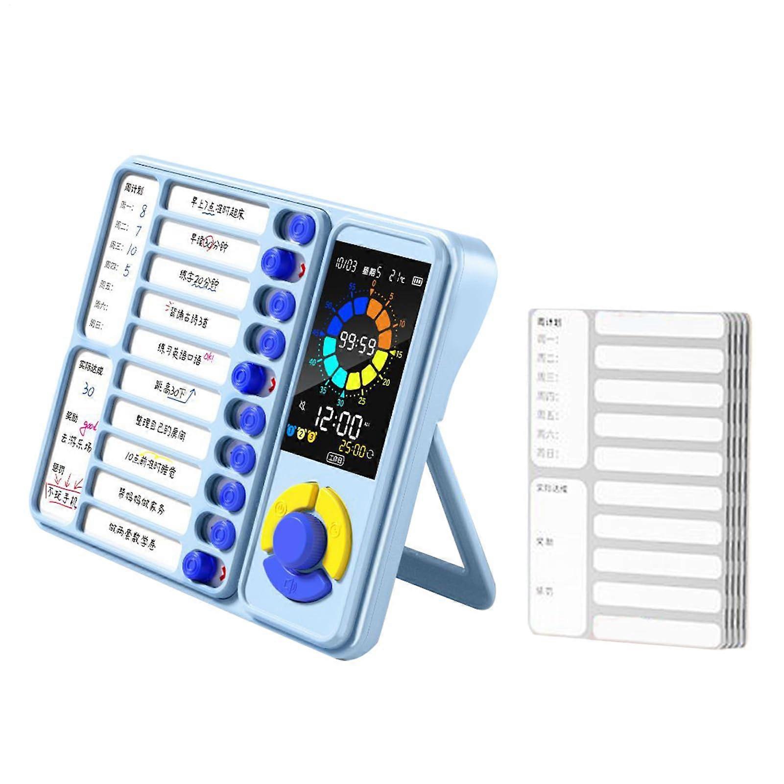Task Timer Kids Activity Timer, Preschool Task Chart Colorful Effort Planning Board