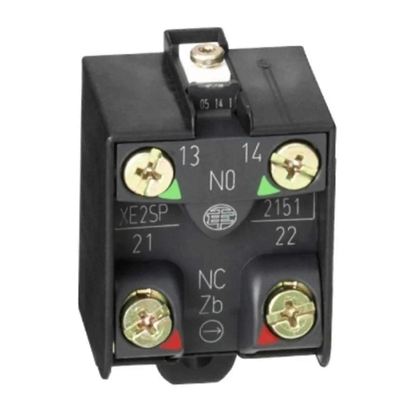 XE2SP2151 End Switch Contact Block, XC Standard End Switch, 1NC + 1NO Spring Contact, Industrial Application