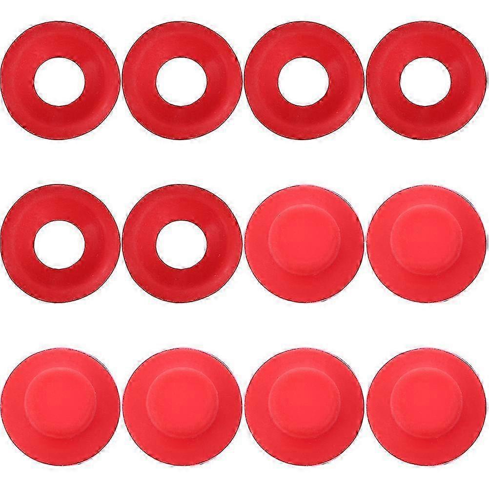 12 قطعة طوقا ختم زجاجة البيرة ، حشية مانعة للتسرب استبدال زجاجة الصودا 2.50X2.50X0.70CMRed SZRH AX