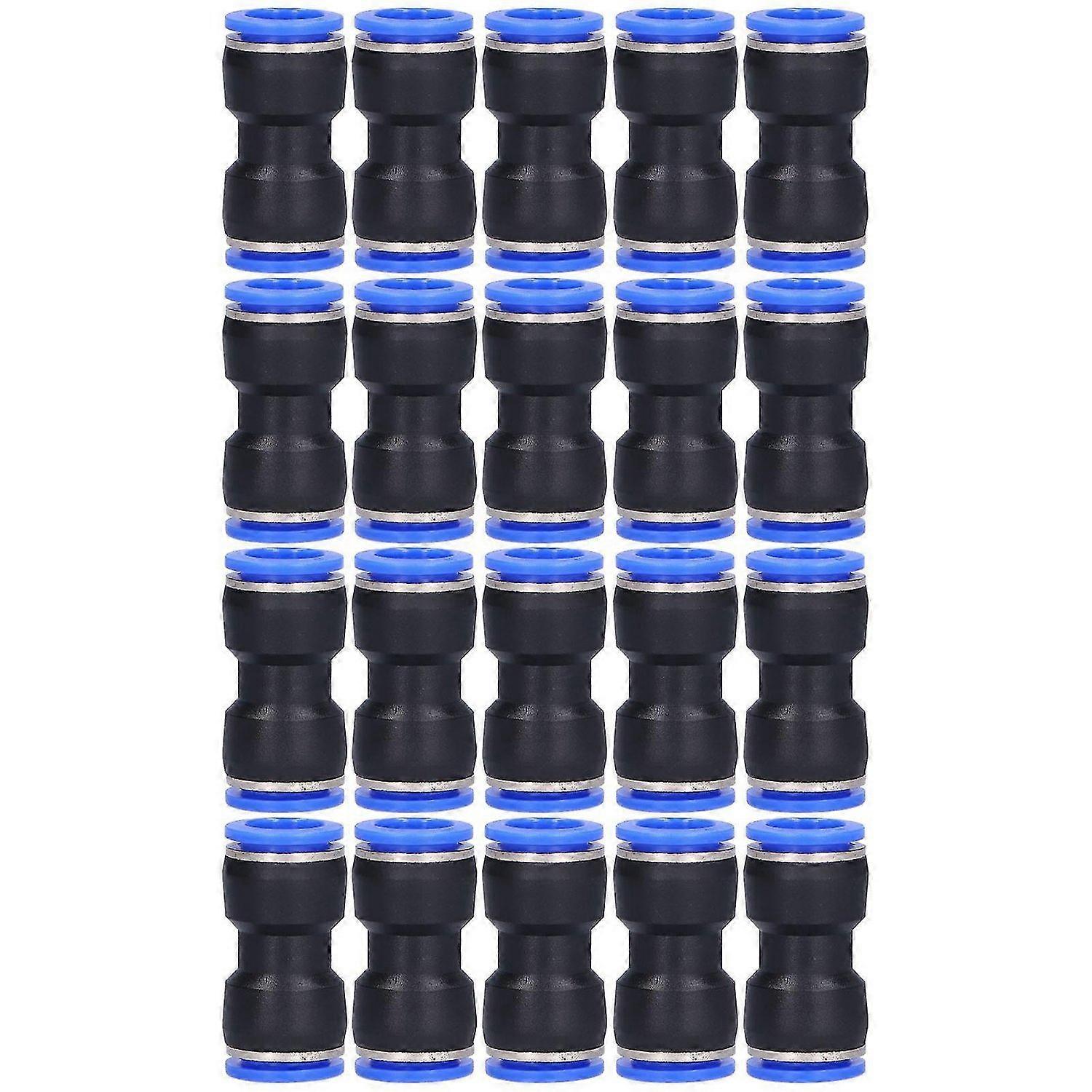 20Pcs Straight Pneumatic Connector Push to Connect Fittings for PU16 Air Tube