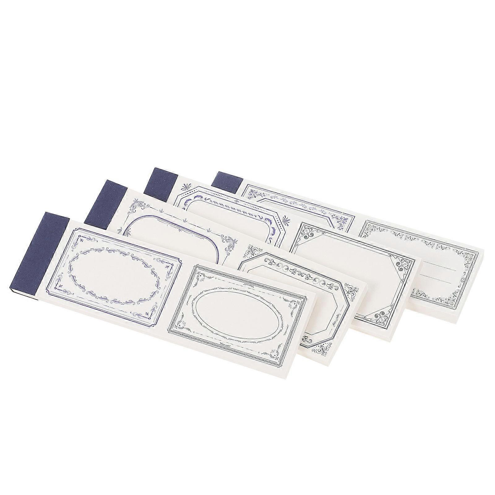 Background Paper Scrapbooking Diy Hand Account Paper Rectangular Multi-Colored For Students 4Pcs